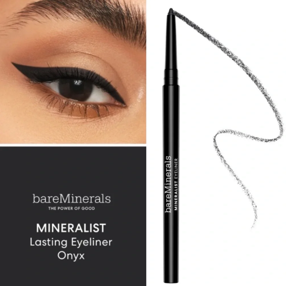 bareMinerals Mineralist Lasting Eyeliner in Onyx Black NIB